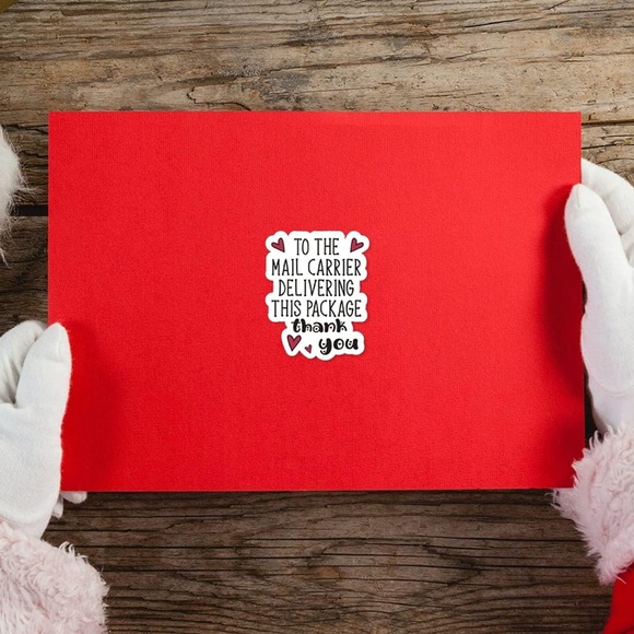 50 Funny Fragile and TY Mail Carrier Stickers - Picture 10 of 10